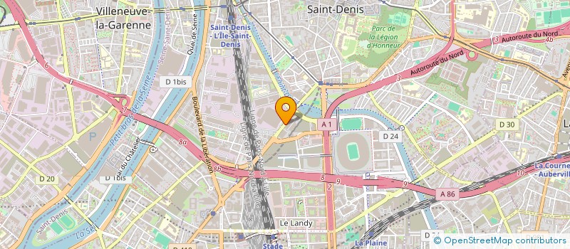 localisation de l'entreprise CENTRE COMMERCIAL DES BIENS ET SERVICES à SAINT-DENIS