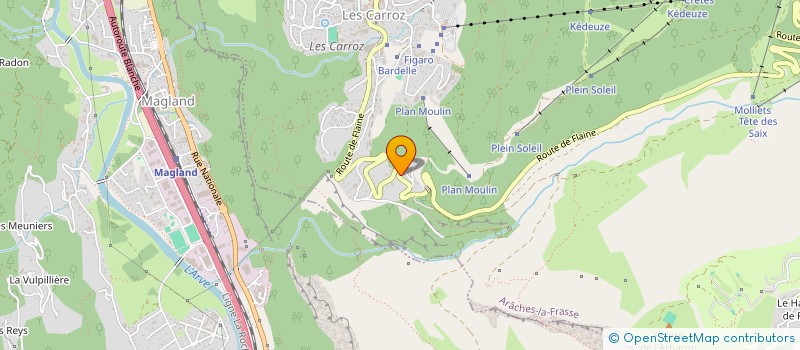 localisation de l'entreprise CENTRE COMMERCIAL DU HAMEAU  ARACHES-LA-FRASSE