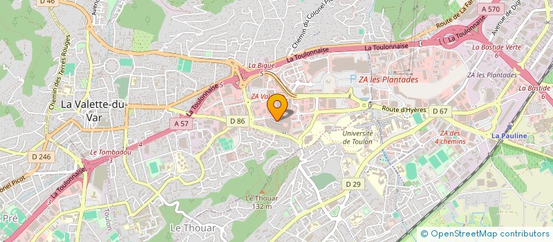 localisation de l'entreprise CENTRE COMMERCIAL GRAND VAR  LA VALETTE-DU-VAR