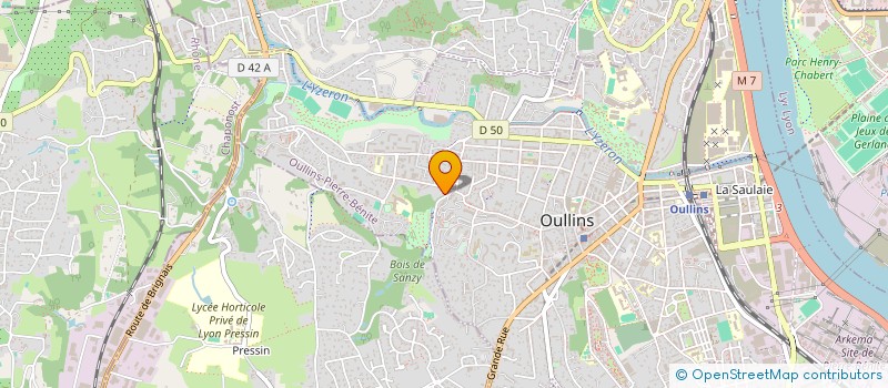 localisation de l'entreprise CENTRE COMMERCIAL L OASIS  OULLINS-PIERRE-BENITE