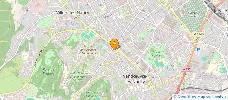 localisation de l'entreprise CENTRE COMMERCIAL VANDOEUVRE NATIONS  VANDUVRE-LES-NANCY