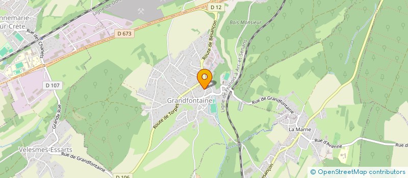localisation de l'entreprise CENTRE COMMNAL D'ACTION SOCIALE CHEMAUDIN ET VAUX à CHEMAUDIN ET VAUX