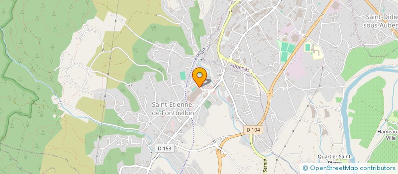 localisation de l'entreprise CENTRE COMMUNAL ACTION SOCIALE  SAINT-JULIEN-DU-SERRE