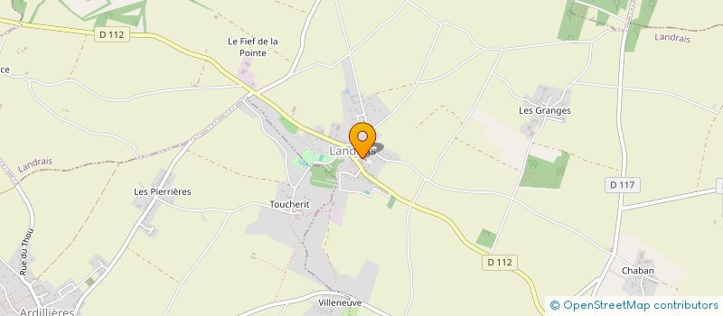 localisation de l'entreprise CENTRE COMMUNAL ACTION SOCIALE  LANDRAIS