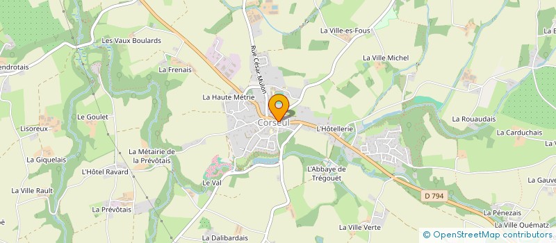 localisation de l'entreprise CENTRE COMMUNAL ACTION SOCIALE à CORSEUL