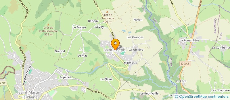localisation de l'entreprise CENTRE COMMUNAL ACTION SOCIALE à SAINT-JOSEPH