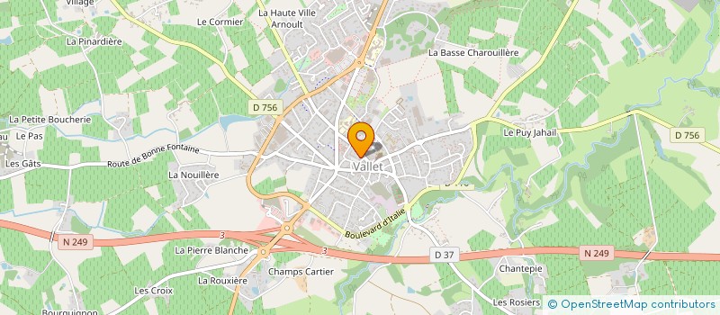 localisation de l'entreprise CENTRE COMMUNAL ACTION SOCIALE à VALLET