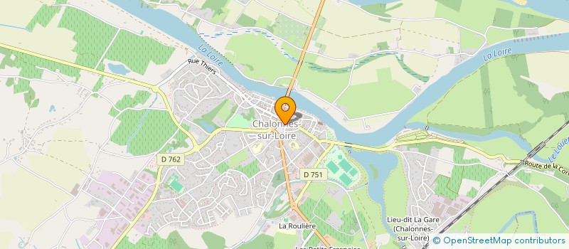 localisation de l'entreprise CENTRE COMMUNAL ACTION SOCIALE à CHALONNES-SUR-LOIRE