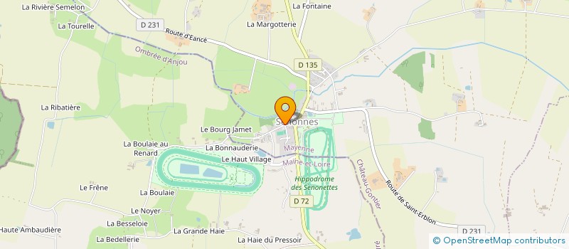 localisation de l'entreprise CENTRE COMMUNAL ACTION SOCIALE  SENONNES