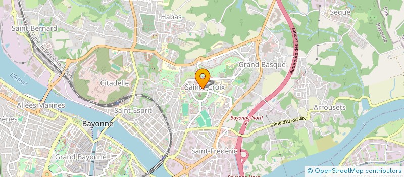 localisation de l'entreprise CENTRE COMMUNAL ACTION SOCIALE à BAYONNE