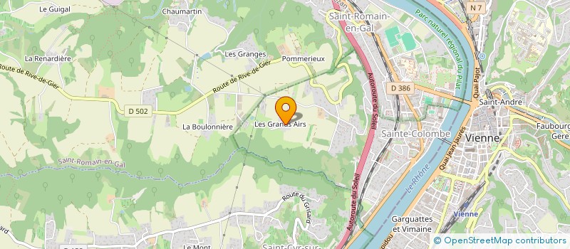 localisation de l'entreprise CENTRE COMMUNAL ACTION SOCIALE  SAINTE-COLOMBE