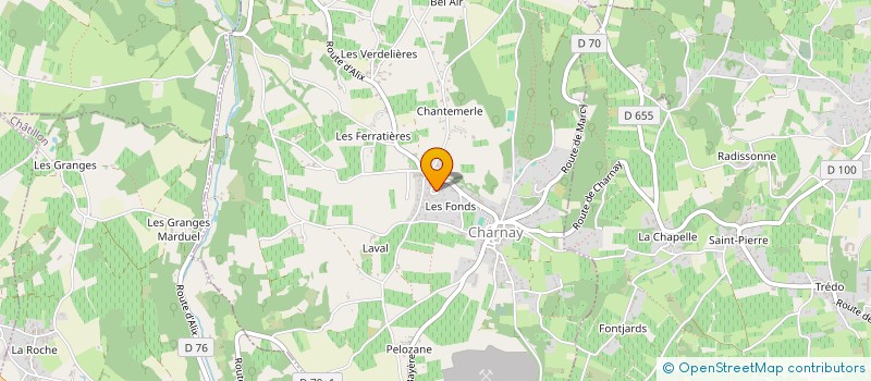 localisation de l'entreprise CENTRE COMMUNAL ACTION SOCIALE  MARCILLY D'AZERGUES