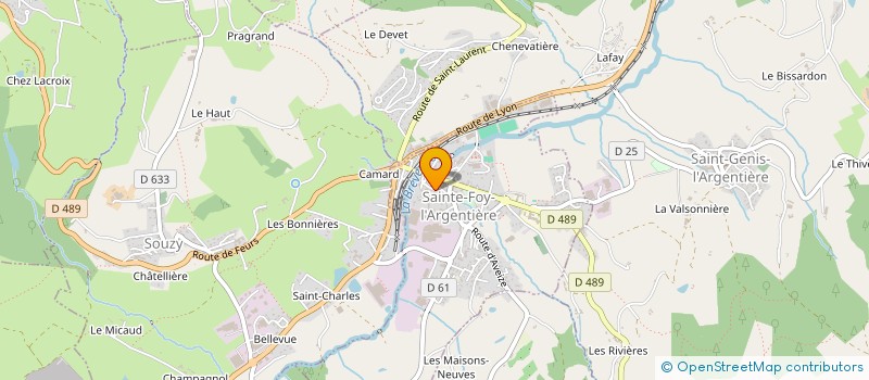 localisation de l'entreprise CENTRE COMMUNAL ACTION SOCIALE  LES HALLES