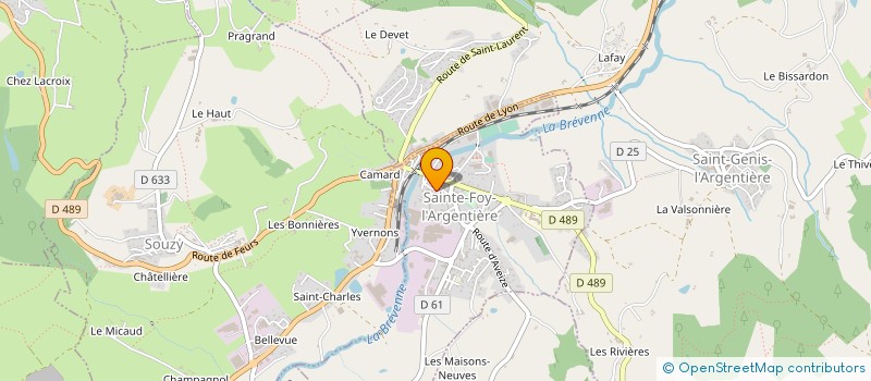 localisation de l'entreprise CENTRE COMMUNAL ACTION SOCIALE  AVEIZE