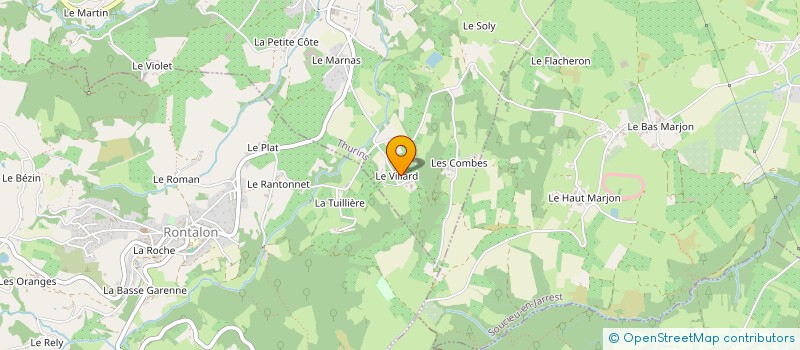 localisation de l'entreprise CENTRE COMMUNAL ACTION SOCIALE  YZERON