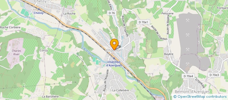 localisation de l'entreprise CENTRE COMMUNAL ACTION SOCIALE à CHATILLON