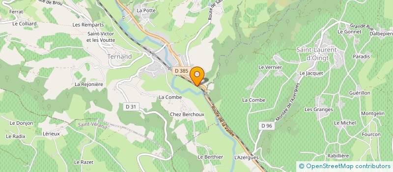 localisation de l'entreprise CENTRE COMMUNAL ACTION SOCIALE  FRONTENAS