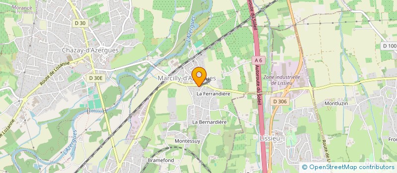 localisation de l'entreprise CENTRE COMMUNAL ACTION SOCIALE  ALIX