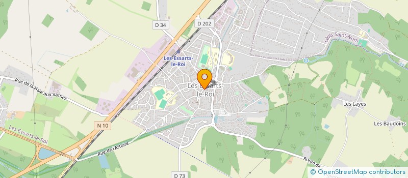localisation de l'entreprise CENTRE COMMUNAL ACTION SOCIALE à LES ESSARTS-LE-ROI