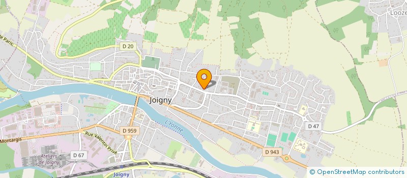 localisation de l'entreprise CENTRE COMMUNAL ACTION SOCIALE à JOIGNY