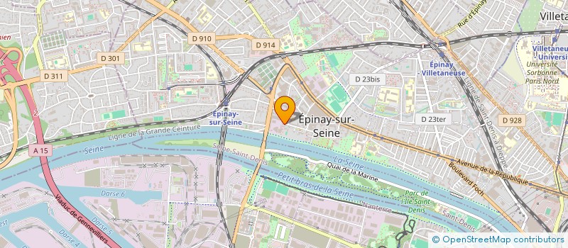 localisation de l'entreprise CENTRE COMMUNAL ACTION SOCIALE à EPINAY-SUR-SEINE