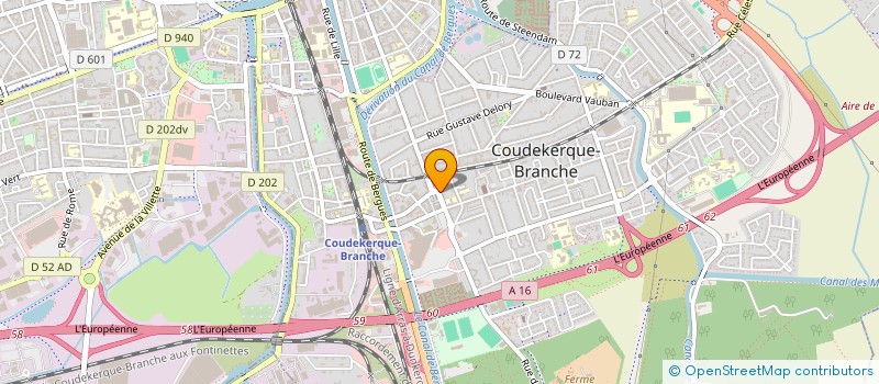 localisation de l'entreprise CENTRE COMMUNAL ACTION SOCIALE DE COUDEKERQUE à COUDEKERQUE-BRANCHE