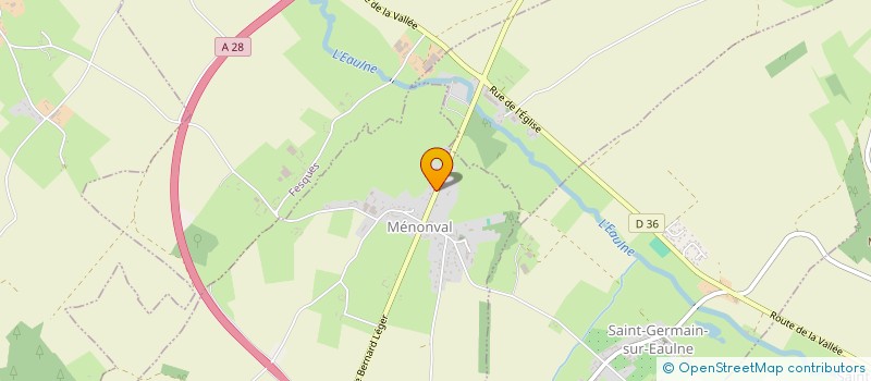 localisation de l'entreprise CENTRE COMMUNAL D'ACTION COMMUNALE  MENONVAL