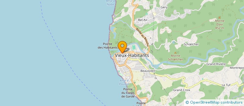 localisation de l'entreprise CENTRE COMMUNAL D'ACTION SOCIAL à VIEUX-HABITANTS