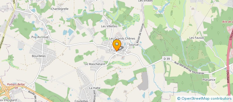 localisation de l'entreprise CENTRE COMMUNAL D'ACTION SOCIALE à CHAPTELAT