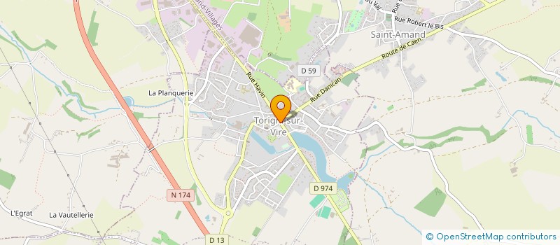 localisation de l'entreprise CENTRE COMMUNAL D'ACTION SOCIALE à TORIGNY-LES-VILLES
