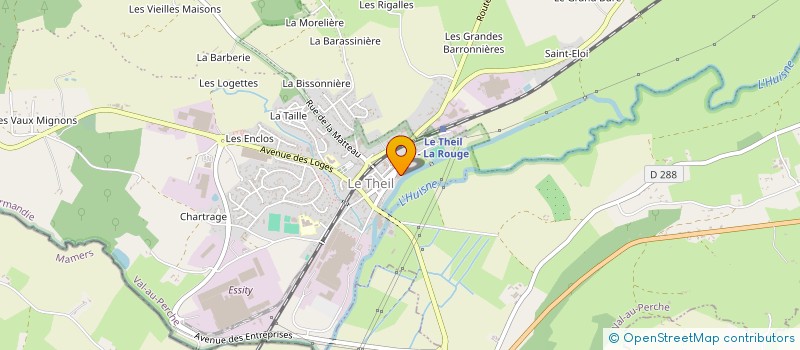 localisation de l'entreprise CENTRE COMMUNAL D'ACTION SOCIALE à VAL-AU-PERCHE