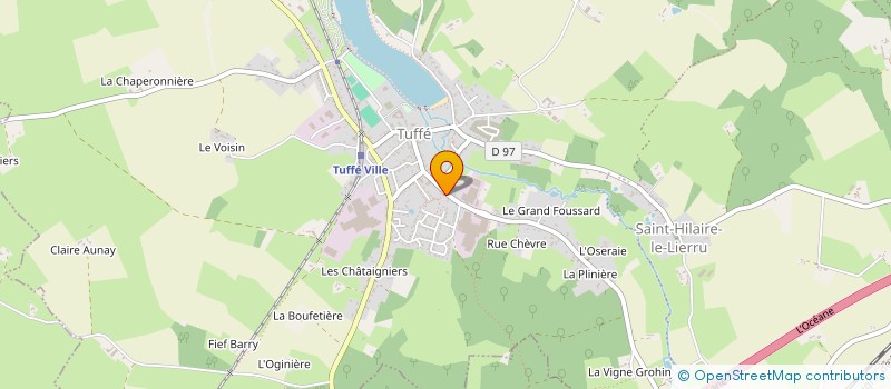 localisation de l'entreprise CENTRE COMMUNAL D'ACTION SOCIALE à TUFFE-VAL-DE-LA-CHERONNE