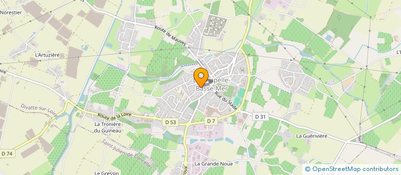 localisation de l'entreprise CENTRE COMMUNAL D'ACTION SOCIALE à DIVATTE-SUR-LOIRE