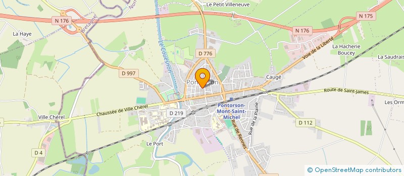 localisation de l'entreprise CENTRE COMMUNAL D'ACTION SOCIALE à PONTORSON