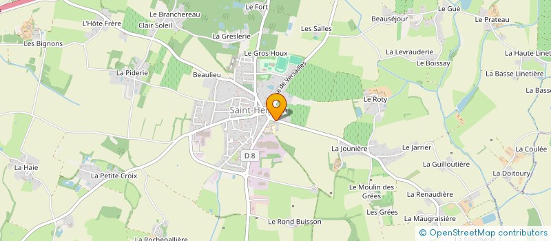 localisation de l'entreprise CENTRE COMMUNAL D'ACTION SOCIALE à VAIR-SUR-LOIRE