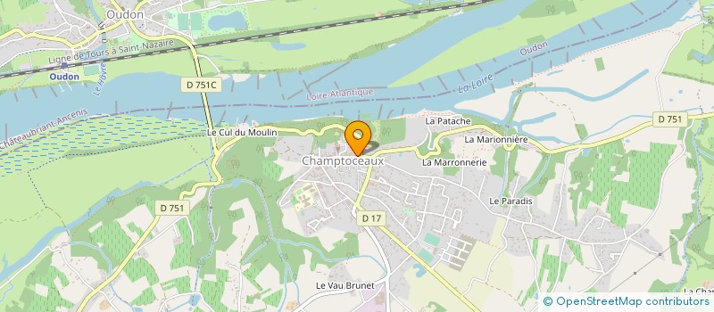 localisation de l'entreprise CENTRE COMMUNAL D'ACTION SOCIALE à OREE-D'ANJOU