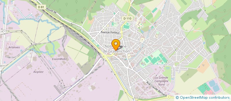 localisation de l'entreprise CENTRE COMMUNAL D'ACTION SOCIALE à PORT-JEROME-SUR-SEINE