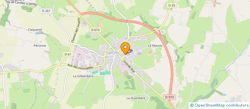 localisation de l'entreprise CENTRE COMMUNAL D'ACTION SOCIALE à SARTILLY-BAIE-BOCAGE