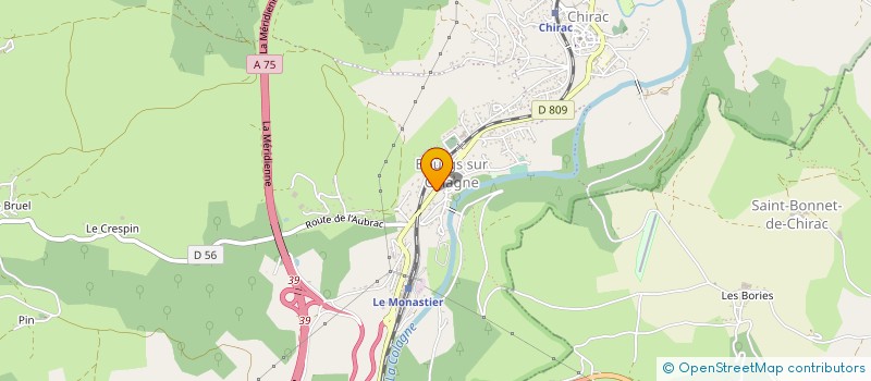 localisation de l'entreprise CENTRE COMMUNAL D'ACTION SOCIALE à BOURGS SUR COLAGNE