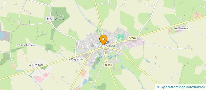 localisation de l'entreprise CENTRE COMMUNAL D'ACTION SOCIALE à ERDRE-EN-ANJOU
