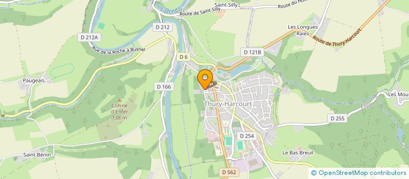 localisation de l'entreprise CENTRE COMMUNAL D'ACTION SOCIALE à THURY-HARCOURT-LE-HOM