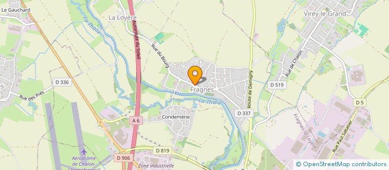 localisation de l'entreprise CENTRE COMMUNAL D'ACTION SOCIALE à FRAGNES-LA LOYERE