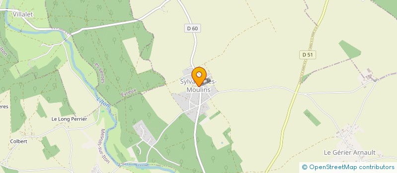 localisation de l'entreprise CENTRE COMMUNAL D'ACTION SOCIALE à SYLVAINS-LES-MOULINS