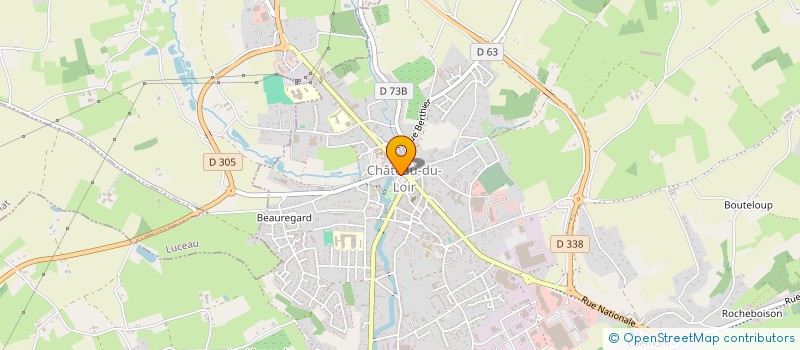 localisation de l'entreprise CENTRE COMMUNAL D'ACTION SOCIALE à MONTVAL-SUR-LOIR