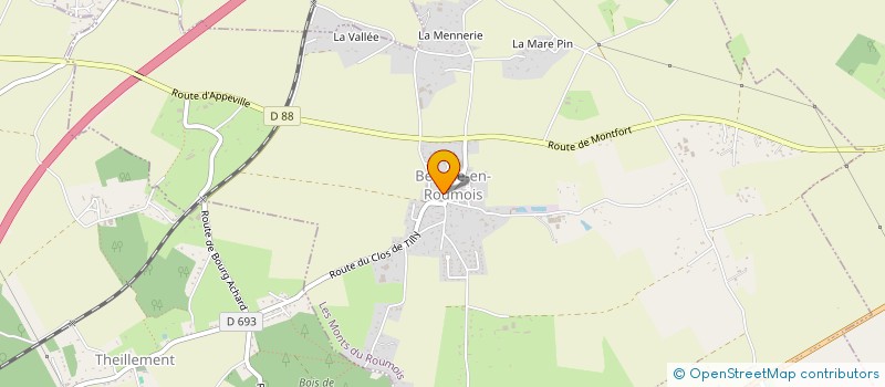 localisation de l'entreprise CENTRE COMMUNAL D'ACTION SOCIALE à LES MONTS DU ROUMOIS