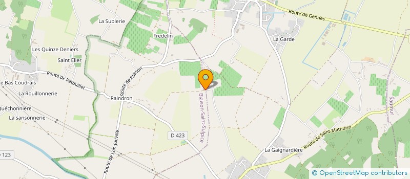 localisation de l'entreprise CENTRE COMMUNAL D ACTION SOCIALE à LES GARENNES SUR LOIRE