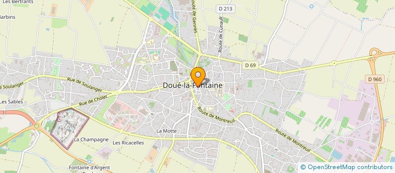 localisation de l'entreprise CENTRE COMMUNAL D'ACTION SOCIALE à DOUE-EN-ANJOU
