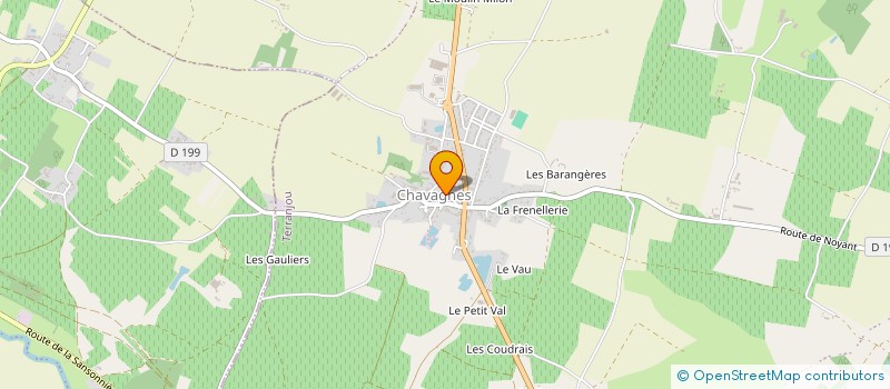 localisation de l'entreprise CENTRE COMMUNAL D'ACTION SOCIALE à TERRANJOU