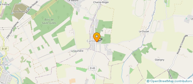 localisation de l'entreprise CENTRE COMMUNAL D'ACTION SOCIALE à MERY-BISSIERES-EN-AUGE