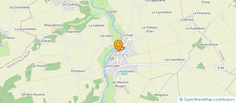 localisation de l'entreprise CENTRE COMMUNAL D'ACTION SOCIALE à TAUXIGNY-SAINT-BAULD
